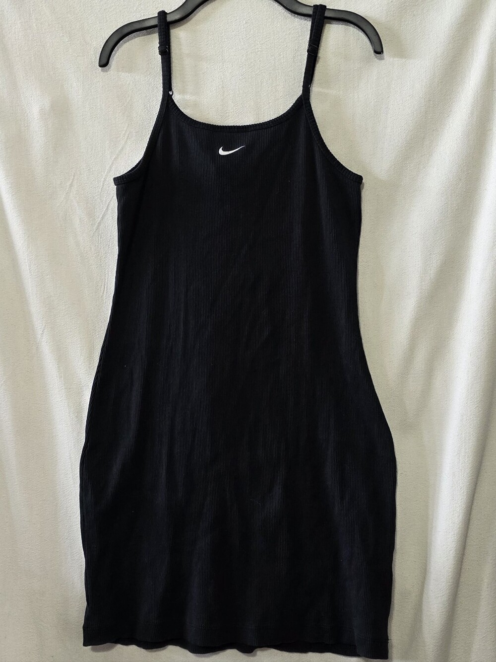 Nike Black,Ribbed, SleevelessTank Dress Size M